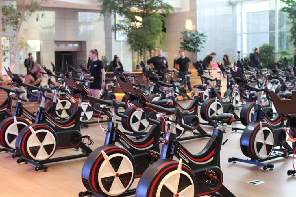 Vélo pour le team building. 