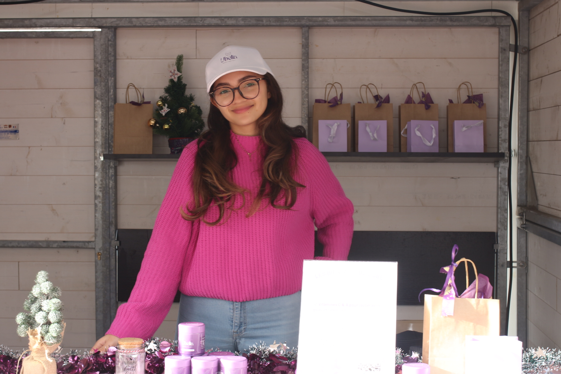 Stand du marché de noël
