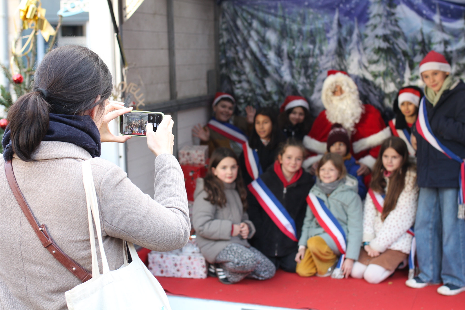 Photos prise lors du marché de noël dans le Vésinet