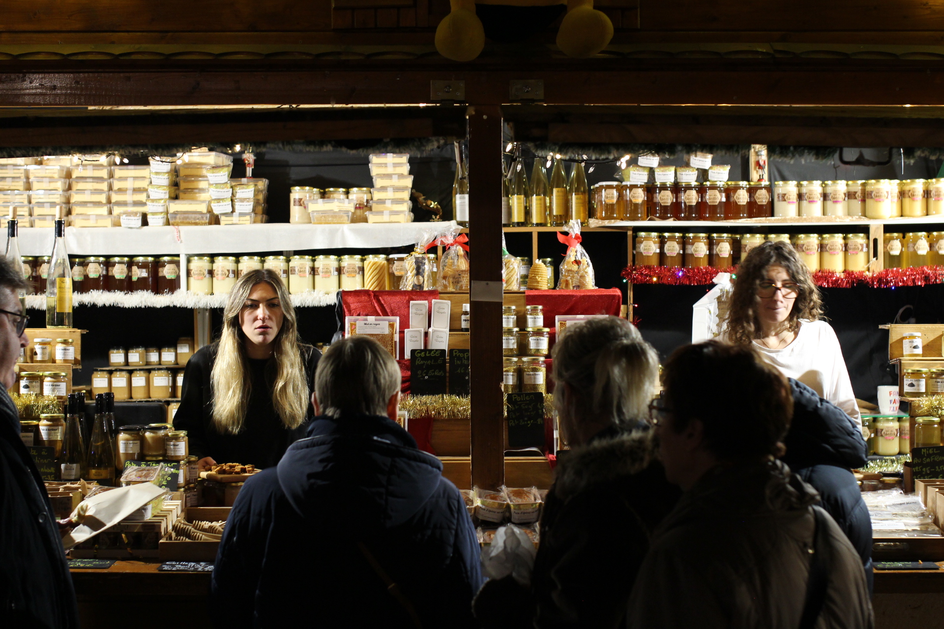 Stand marché de noël
