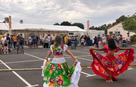 Danceuse présente lors de l'événement